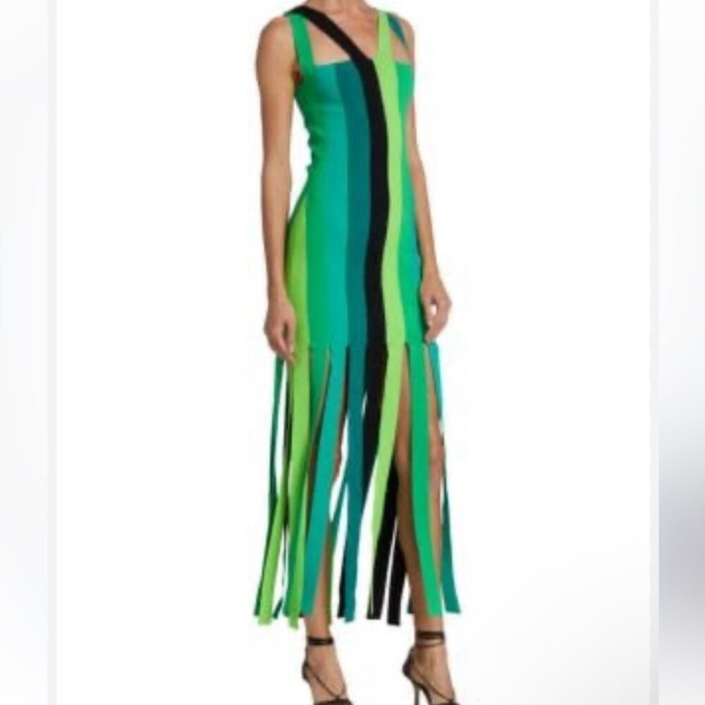 Micah Fringe Body Con Dress